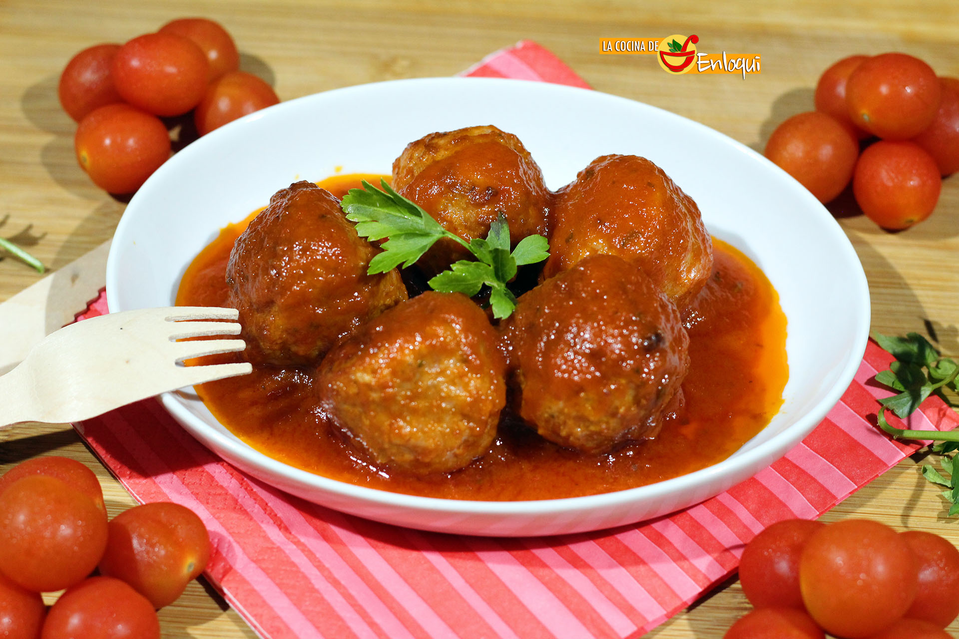Albóndigas Con Tomate Carnes La Cocina De Enloqui