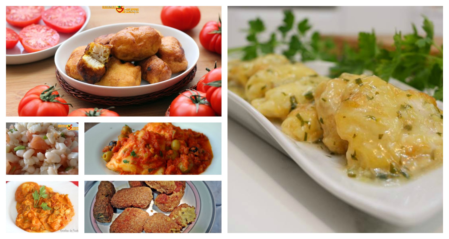 Selección de recetas con bacalao