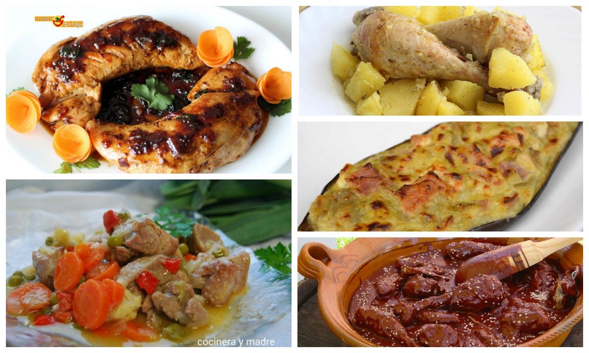 Recetas con pavo y pollo