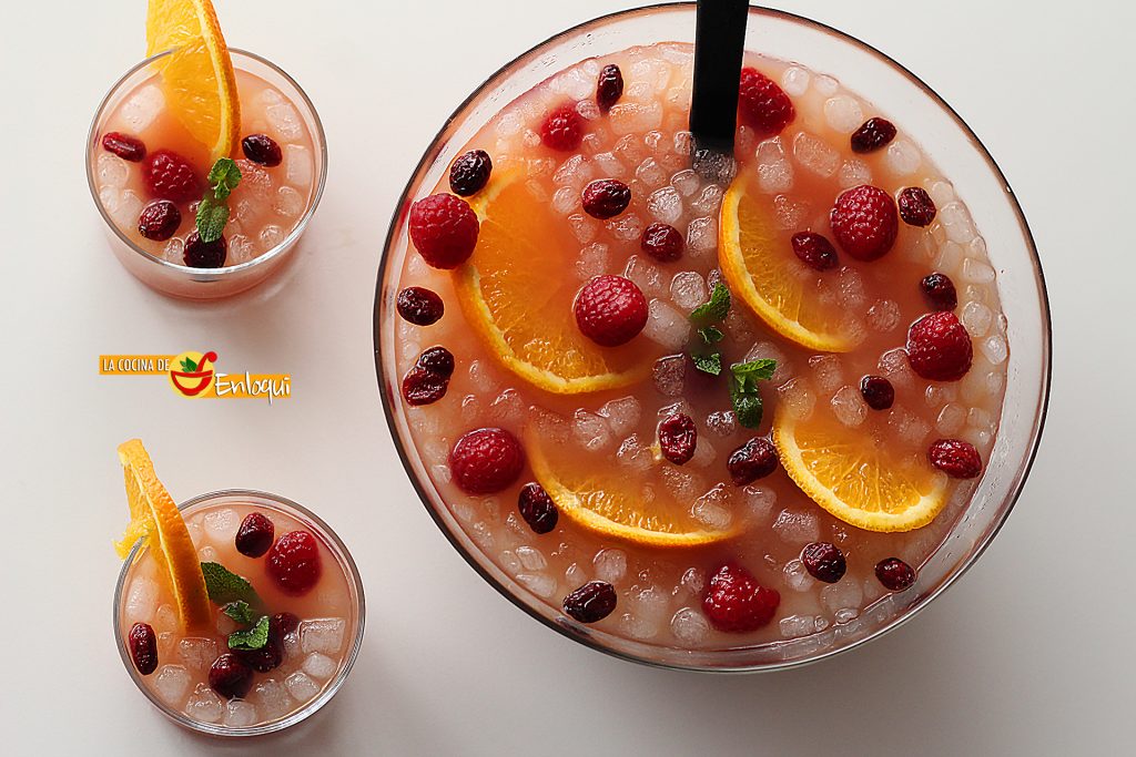Ponche de frutas sin alcohol | La Cocina de Enloqui