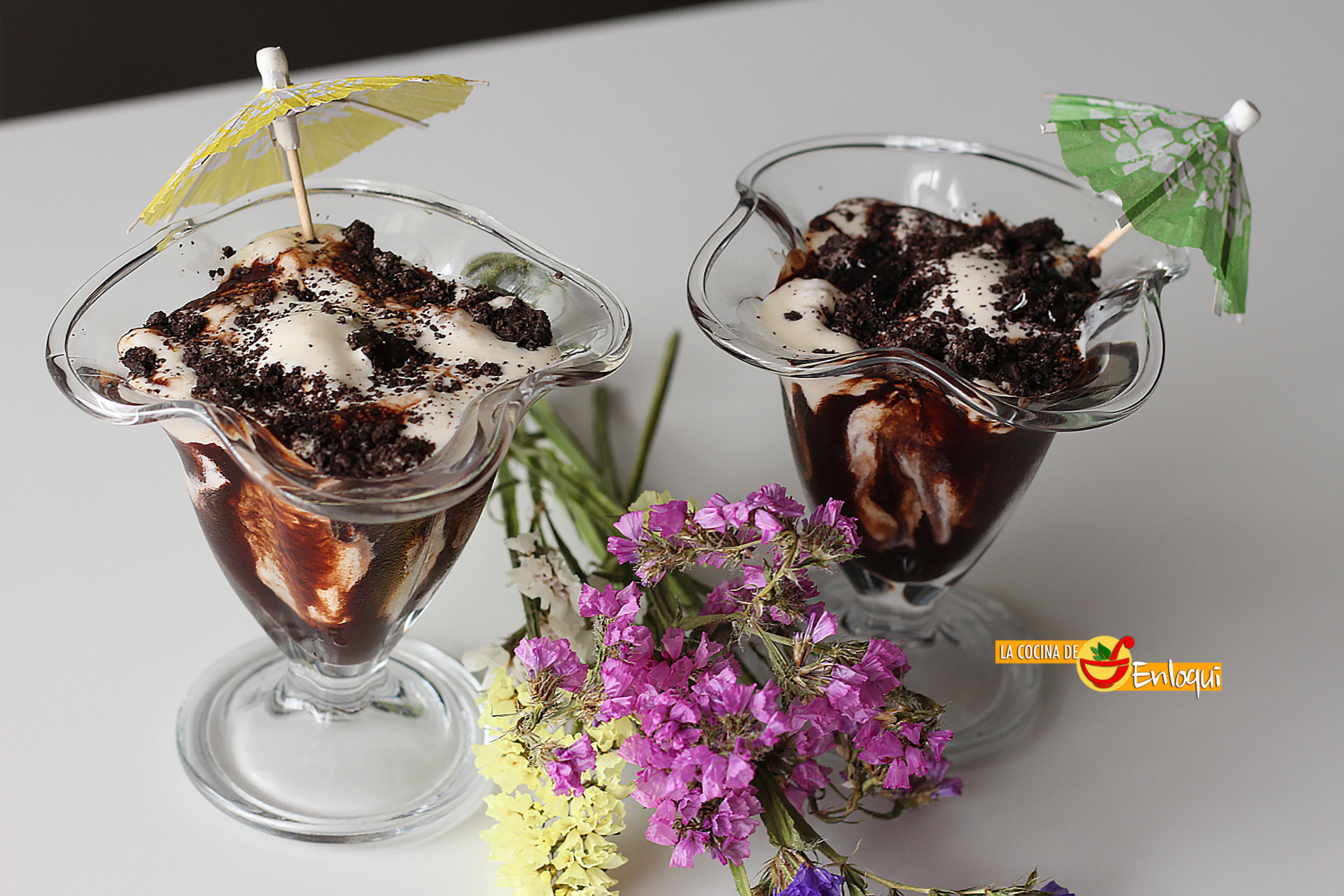 McFlurry casero de oreo y chocolate