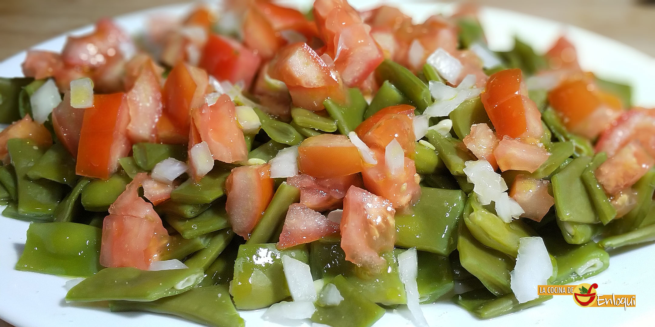 Ensalada templada de judías verdes