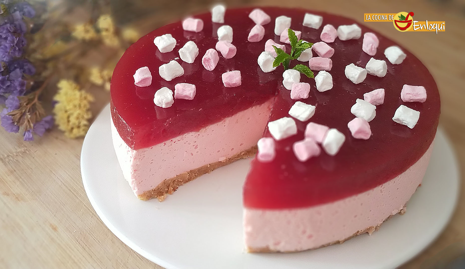 Tarta de mascarpone y fresa